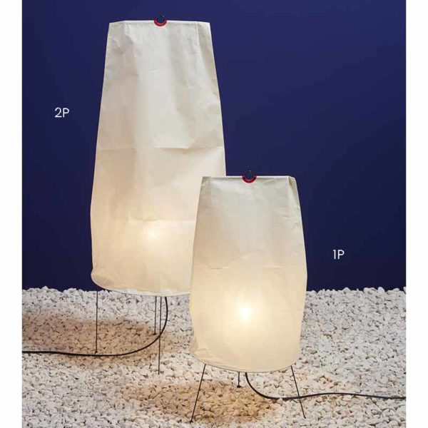 Lampes à poser Akari 1P et 2P, design Isamu Noguchi