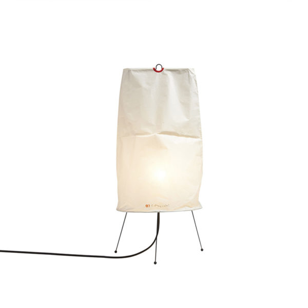 Lampe à poser Akari 1P en papier washi, design Isamu Noguchi