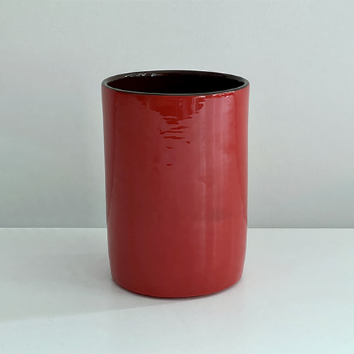 Vases moyen modèle rouge, collection de vaisselle en céramique Terra par Sentou