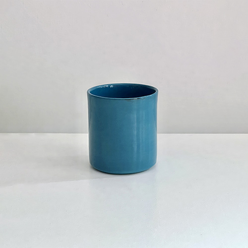 Tasse à café turquoise, collection de vaisselle en céramique Terra par Sentou