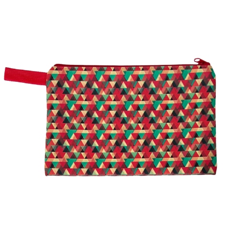 pochette pvc triangles multi