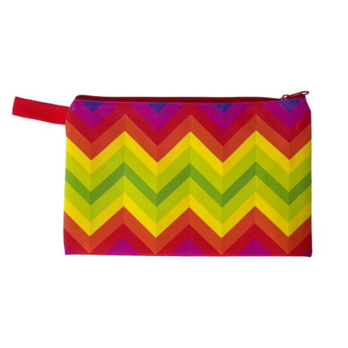 pochette pvc zigzag multico