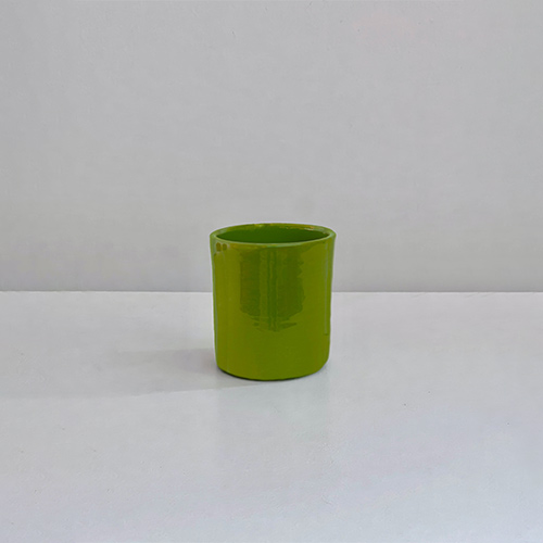 Tasse expresso vert clair, collection de céramique Terra par Sentou