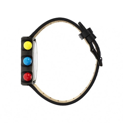 Montre MACH 2000 Chrono multicolore bracelet cuir - Image 5