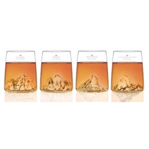 Set de 4 Verres shooter Topographic YAMA
